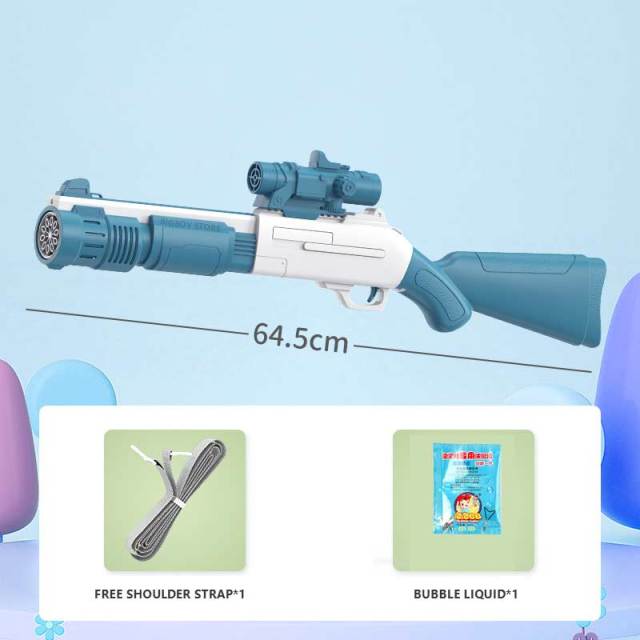 10 Holes Electric Bubble Gun Gatlin Bubble Gun Machine Soap Bubbles Magic Bubble for Bathroom Outdoor 2.jpg 640x640 2 - Bubble Gun